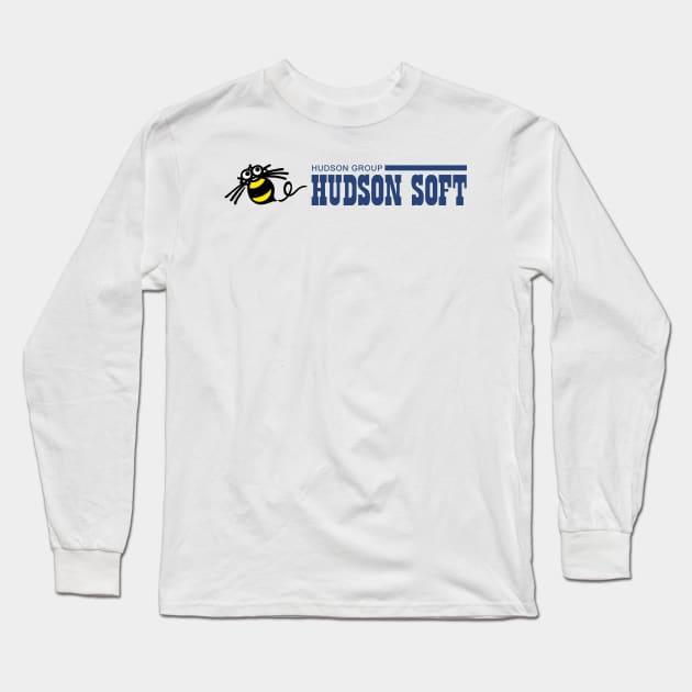 Hudson Soft and Hachisuke Long Sleeve T-Shirt by Wayback Oldskool